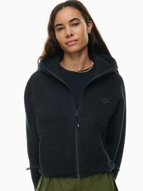 TNA Aritzia Polartec® Thermal Pro Exploration Zip Hoodie |  BLACK - SMALL Sherpa